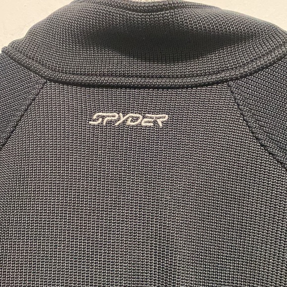 Spyder Mens 1/4 zip pullover size XL - Picture 5 of 10